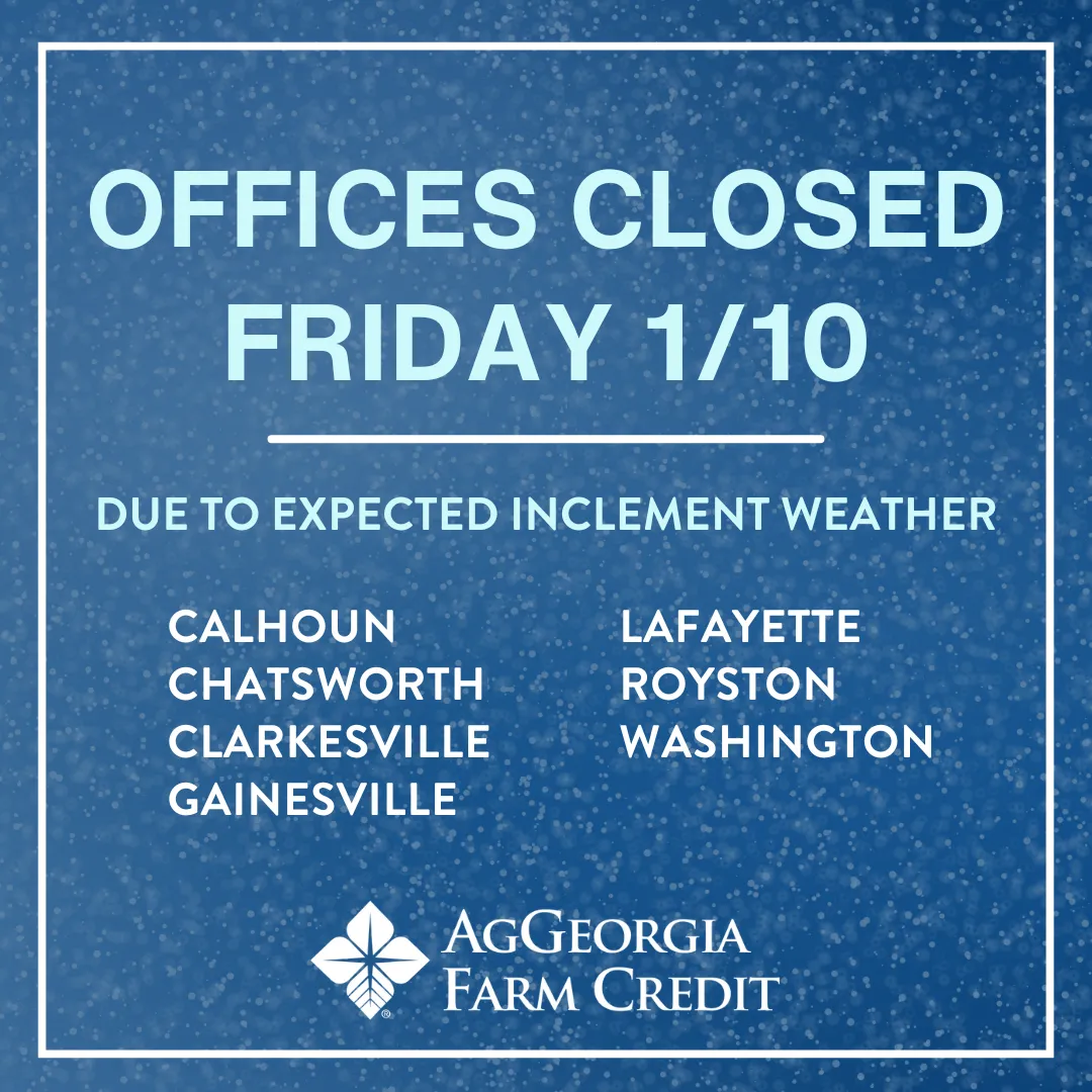 Offices closed Friday 1/10 due to expected inclement weather