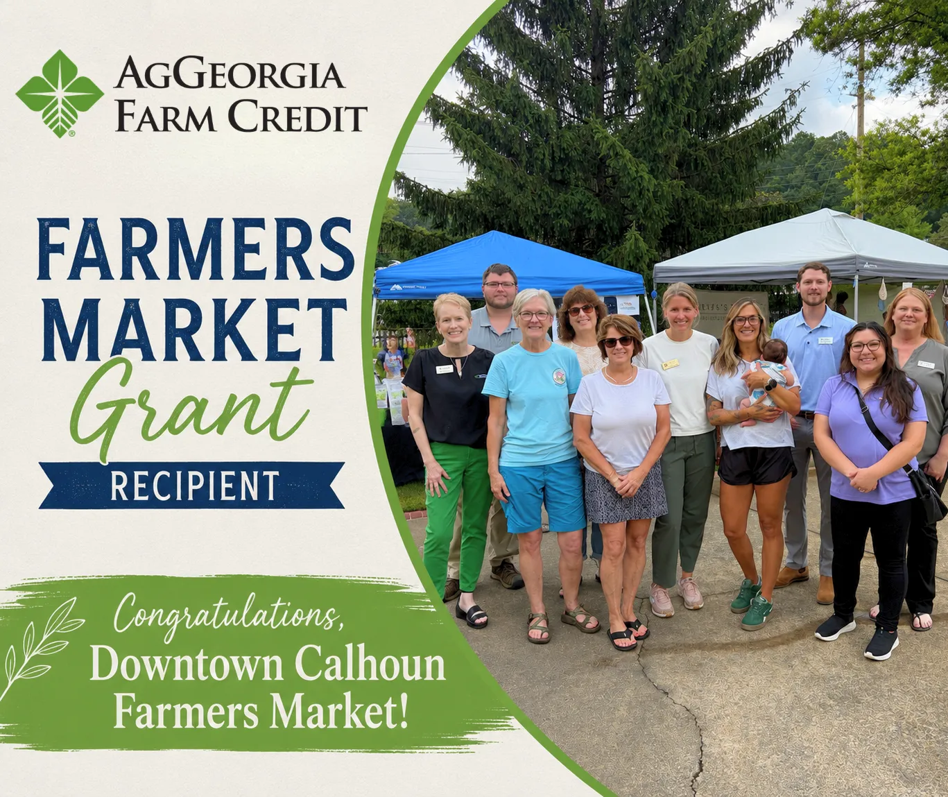 AgGeorgia representatives visit Downtown Calhoun Farmers Market