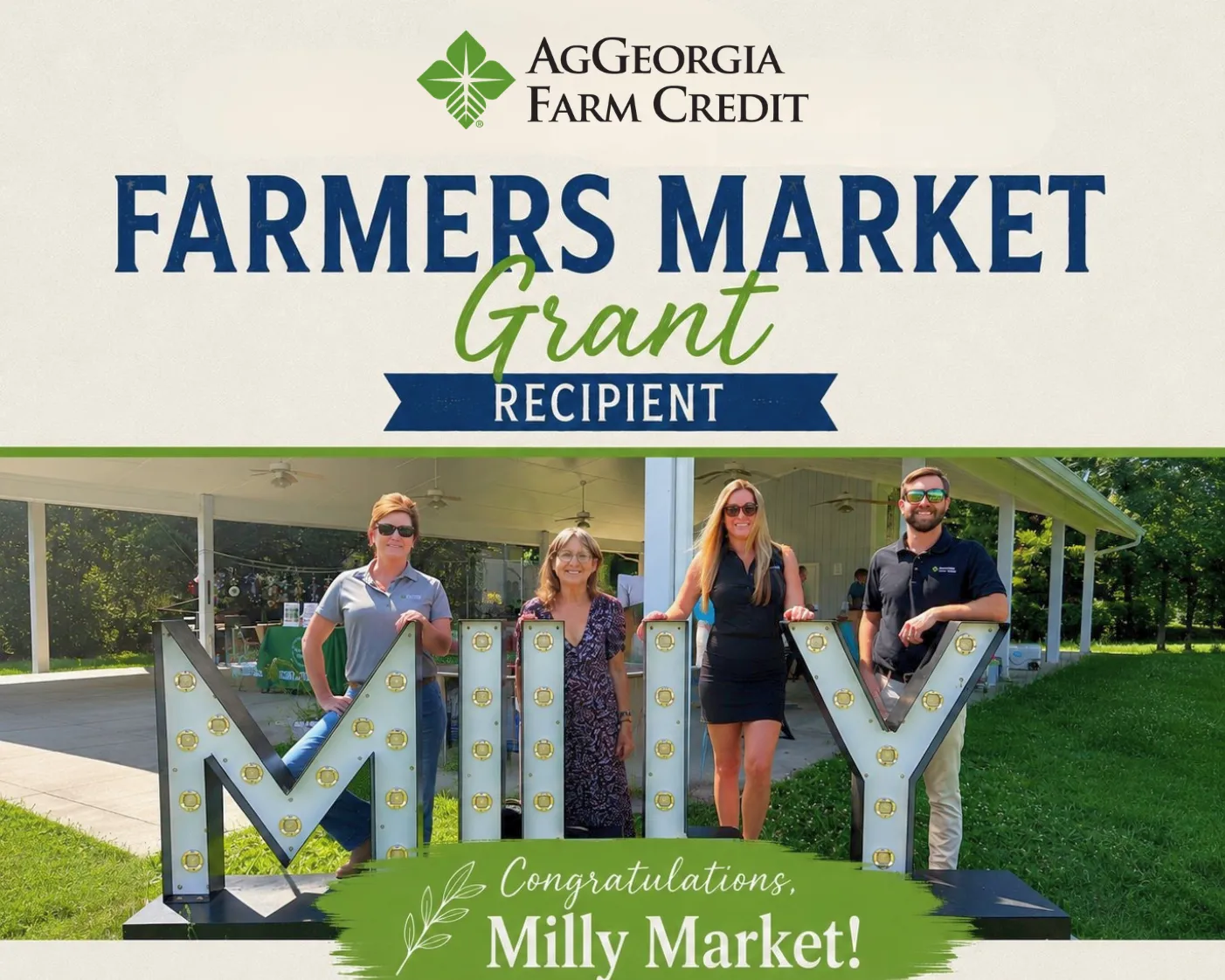 AgGeorgia Farm Credit Team with Milly Market Manager