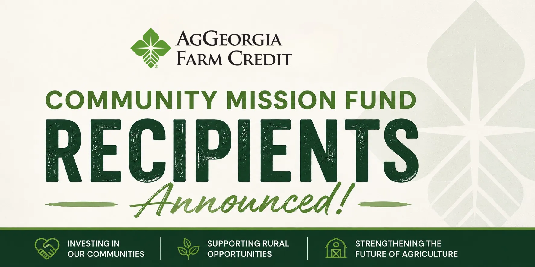 AgGeorgia Community Mission Fund Recipients Announced